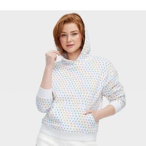 NWT Roller Rabbit X Target Women’s Disco Hearts Hoodie XL